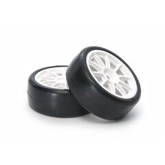 White 10-Spoke Wheels & Tires Type C (24mm/2pc) Limited Edition