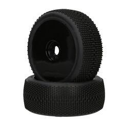 Megabite Mounted Tire (White Compound/Carbon Wheel/1:8 Buggy)