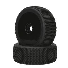 Performa Gridlock V3 Mounted Tire (Red Compound/Carbon Wheel/1:8 Buggy)