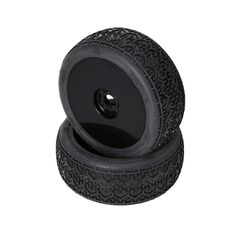 Beams Mounted Tire (Pink Compound/Carbon Wheel/1:8 Buggy)