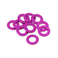 Aluminium Unterlagscheibe 3x6x0.5mm (Lila/10Stk)