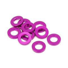 Aluminium Unterlagscheibe 3x6x1.0mm (Lila/10Stk)