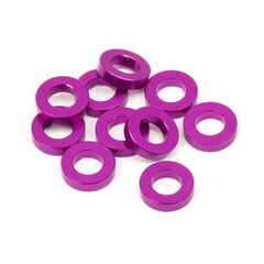 Aluminium Unterlagscheibe 3x6x1.5mm (Lila/10Stk)