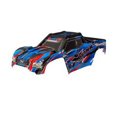 Body, X-Maxx┬«, green (painted, decals applied) (assembled with front & rea r body mounts, rear body support, and
