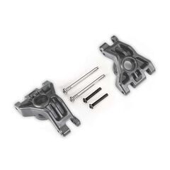 Carriers, stub axle, rear, extreme he avy duty, gray (left & right)/ 3x41mm hinge pins (2)/ 3x20mm BCS (2) (for