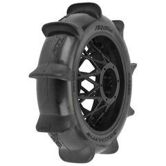Roost MX Sand/Snow Paddle Motorcycle Tire Mounted on Black Wheel for Promo to-MX Rear