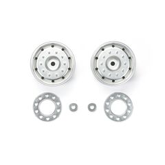 Roues en métal plaqué (30mm/Hex/Matte)