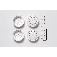 Roues arrière 22mm blanches
