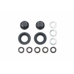 Hub Nuts Single Wheel (Black/2pcs)