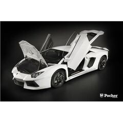 Lamborghini Aventador White Isis  1:8