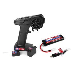 M-002 MStyle R/C Set - (Radiocommande, récepteur, accus, servo, chargeur)