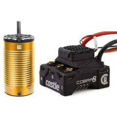 MOTEUR/VARIATEUR COBRA 8 1/8 1512 2200kv V2/COBRA 8 SENSOR. 25.2V LIMITED EDITION GOLD