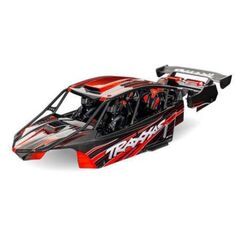 Body, Funco┬« Pro Scale┬« Sand Car, red (painted, decals applied) (assembled with front & rear body supports for