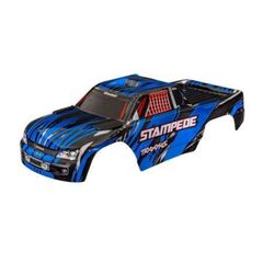 Body, Stampede┬« (also fits Stampede┬« VXL), blue (painted, decals applied) (assembled with front & rear body mou