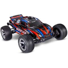S.TRUCK RUSTLER HD 1:10 2WD EP RTR RED BL-2s BRUSHLESS SANS chargeur et SANS accu