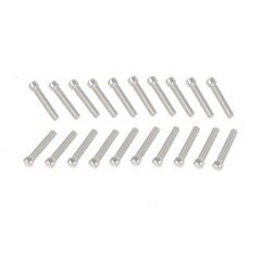RC4WD Scale Hex Head Bolts M2x10mm Silver