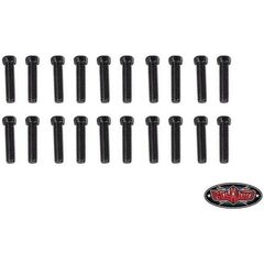 RC4WD Scale Hex Head Bolts M3x12mm Black