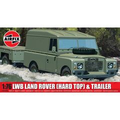 LWB Land Rover (Hard Top) &amp; Trailer
