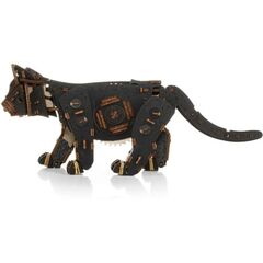 EWA Kätzchen 3D Holzbausatz Schwarz