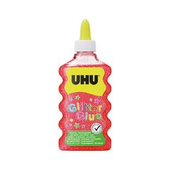 UHU Glitter Glue Maxi rot