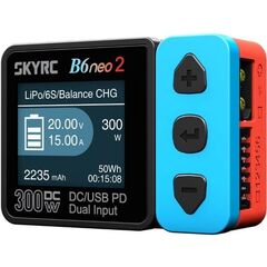 SkyRC B6neo 2 DC Ladeger&auml;t blau/rot