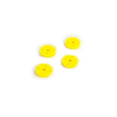 LEMECX0878-Shock Pistons Yellow 3 Hole 1.4X2, 1. 3X1