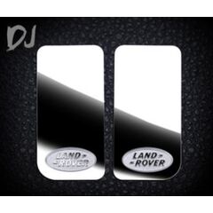 TDC-DJX-1035-1/10 Land Rover Stainless Steel Mirror Sticker for Traxxas TRX-4 Defender, 2pcs.