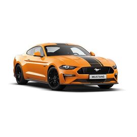 FORD MUSTANG - 2018 - BLACK W/WHITE S TRIPES