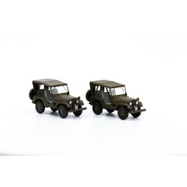 ARW85.005105-Set mit 2 Willy's Jeep M38A1 Schweizer Armee