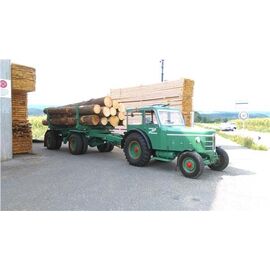 ARW85.003017-B&#252;hrer Industrietraktor FFD6/10 Set mit Anh&#228;nger Langholzanh&#228;nger B&#228;chli Holztransporte
