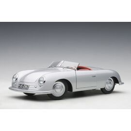 PORSCHE 356 Number 1 argent 1:18