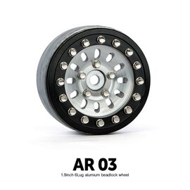 GM70382-Gmade 1.9 AR03 5 Lug Aluminum beadlock wheels (2)