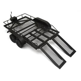 3-XS-59619-1/10 Heavy Duty Truck and Car Trailer with Leaf Spring for 1/10 Cars, 45x25.5cm