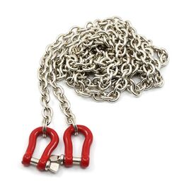 3-YA-0385-RC Rock Crawler Accessory 96cm Long Chain with Buckle Red