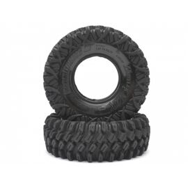 4-BRTR19001-S-HUSTLER M/T Xtreme 1.9 Rock Crawling Tires Snail Slime Compound, 2-Stage Foams 4.45 X 1.57 Soft / 2p