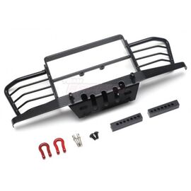 4-TRC/302379-1/10&nbsp; Metal Front Bumper with Towing Hooks for D90, D110, Traxxas TRX4 Defender