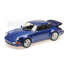 LEM155069101-PORSCHE 911 TURBO (964) - 1990 - BLUE METALLIC