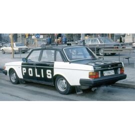 LEM155171497-VOLVO 240 GL - 1986 - 'POLIS SWEDEN'