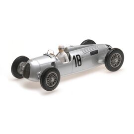 LEM155361018-AUTO UNION Typ C 1:18 Bernd Rosemeyer Win. Eifelrennen 1936