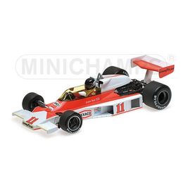 LEM186760011-MCLAREN Ford M23 1:18 James Hunt World Champion 1976(with engine)