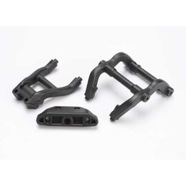 Wheelie bar mounts/ rear skidplate black