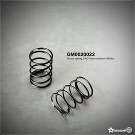 GM0020022-Gmade Shock Spring 19x27mm Mideum White (2)&nbsp;