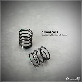 GM0020027-Gmade Shock Spring 19x20mm Soft Green (2)