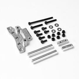GM30019-Gmade Front Upper Link Mount (Silver) for GS01 Axle