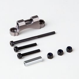 GM30022-Gmade Rear Upper Link Mount (Titanium Gray) for GS01 Axle