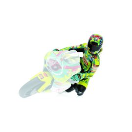 LEM312990076-FIGURINE Riding 1:12 V.Rossi GP 250 Mugello 1999