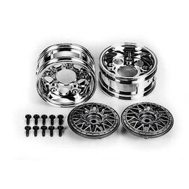 Tamiya 30mm Felgen silber BBS