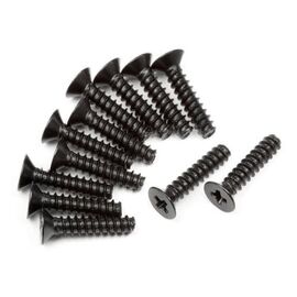HPI TP. FLAT HEAD SCREW M2.6x12mm (12pcs)