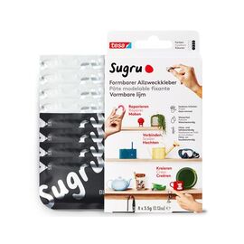 tesa Sugru 8 schw./weiss
