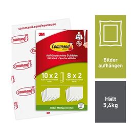 3M Command Bilder-Montagestreifen S+M